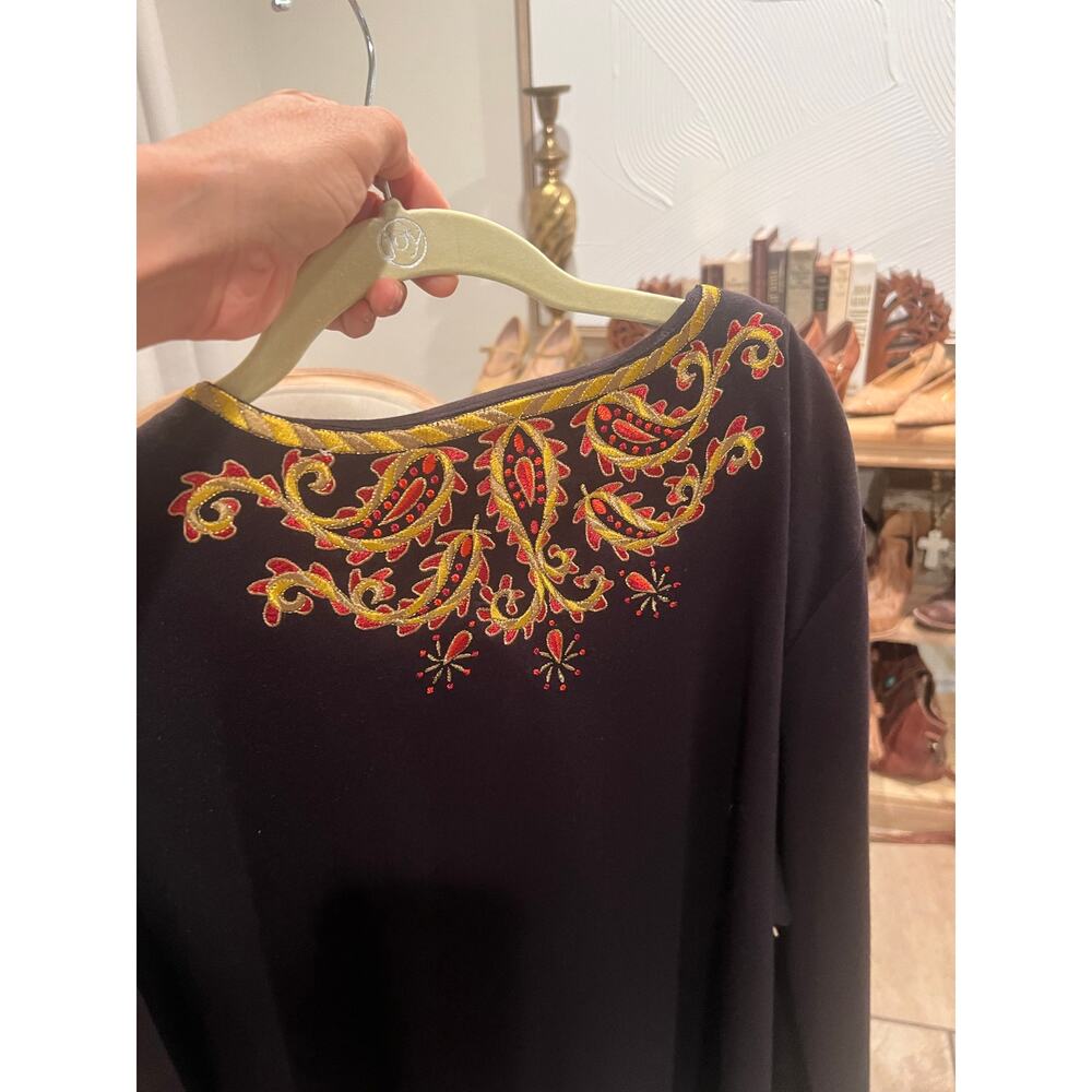 Bob Mackie Wearable Art Tunic - image 3